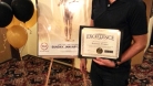 Krisstian de Lara receiving South Florida SAG Award Recognition