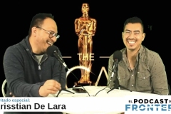 Director-Krisstian-de-Lara-live-in-El-Podcast-de-la-Frontera-with-Edgar-Rodriguez-speaking-about-the-Oscars